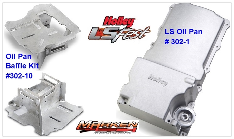 Holley Oil Pan and Baffles for LS Engines